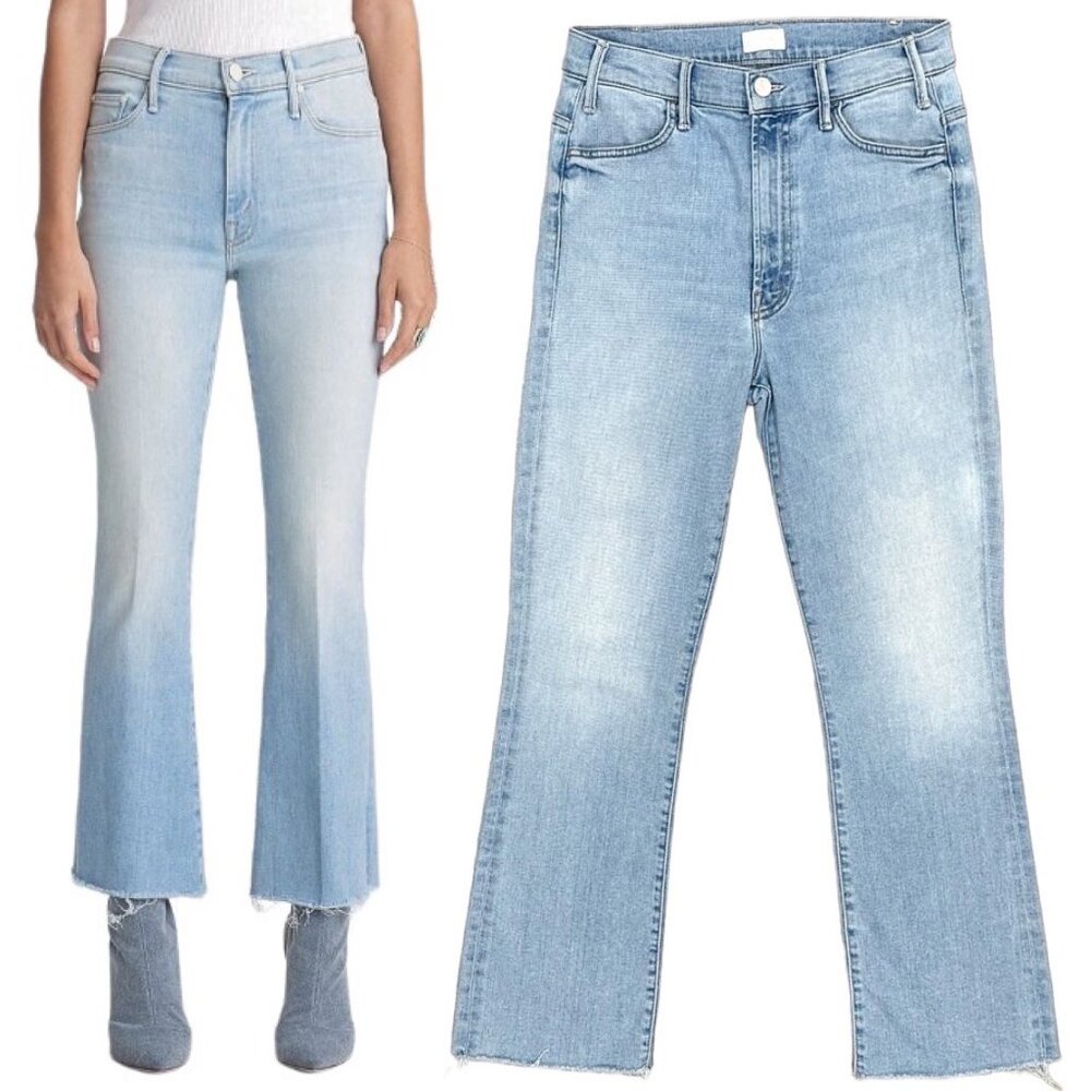 MOTHER Light Blue Flare Jeans